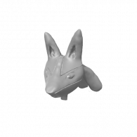 3d model - Lucario Head