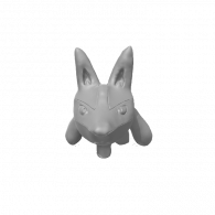 3d model - Lucario Head