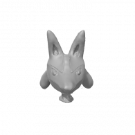 3d model - Lucario Head