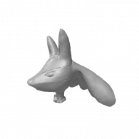 3d model - Lucario Head