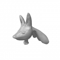 3d model - Lucario Head