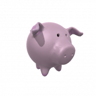 3d model - pig