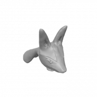 3d model - Lucario Head