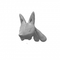 3d model - Lucario Head