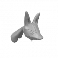 3d model - Lucario Head