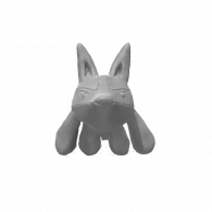 3d model - Lucario Head