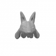 3d model - Lucario Head