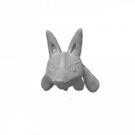 3d model - Lucario Head