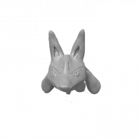 3d model - Lucario Head