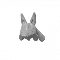 3d model - Lucario Head