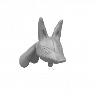 3d model - Lucario Head