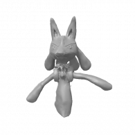 3d model - Lucario