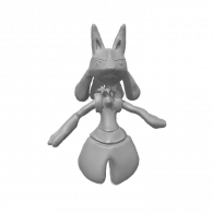 3d model - Lucario