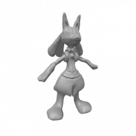 3d model - Lucario