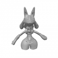 3d model - Lucario