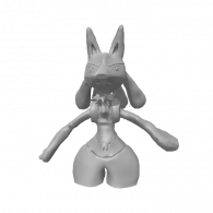 3d model - Lucario