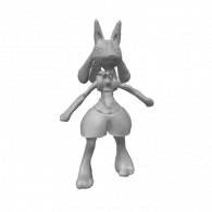 3d model - Lucario