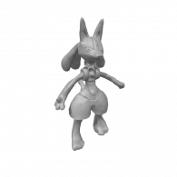 3d model - Lucario