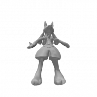 3d model - Lucario