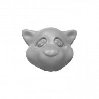 3d model - head with ears and bad nose 4.0