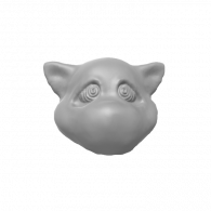 3d model - head with ears and no nose 4.1