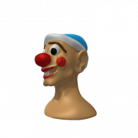 3d model - clown