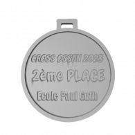 3d model - médaille 2eme 2023