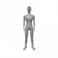 3d model - woman in outfit 