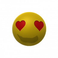 3d model - heartmoji