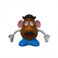 3d model - mr potetohead colour