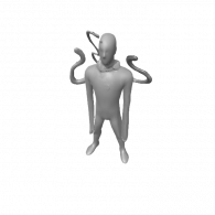 3d model - better slenderman