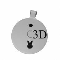 3d model - Round Pendant