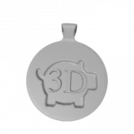 3d model - Round Pendant