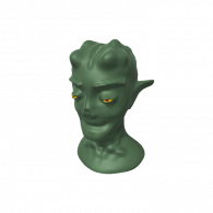 3d model - Alien Head