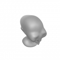 3d model - baby alien