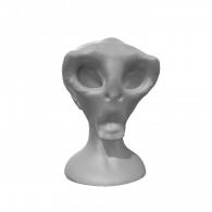 3d model - baby alien