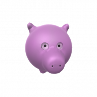 3d model - cerdo traumado