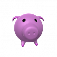 3d model - Puerquito oink oink