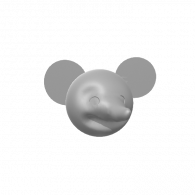 3d model - public domain mouse.