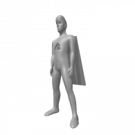 3d model - super man