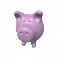 3d model - Pig #2