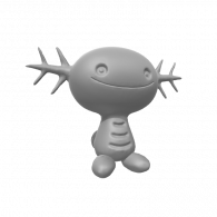 3d model - wooper