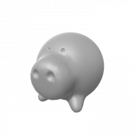 3d model - Tutorial Pig