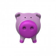 3d model - Little pig