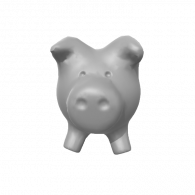 3d model - Pig 3