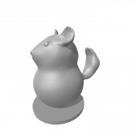 3d model - Chinchilla