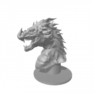 3d model - dragon game piece