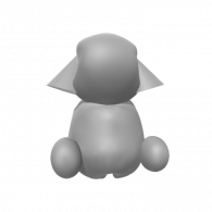 3d model - dog