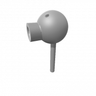 3d model - peashooter but body