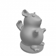 3d model - Chinchilla